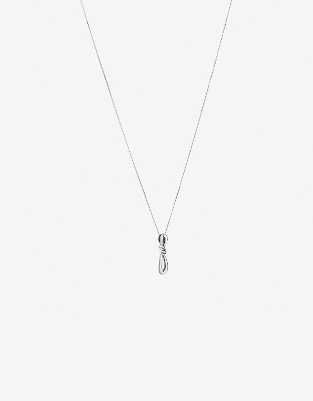 Michael Hill - Vertical Sliding Knot Pendant Necklace in Sterling Silver