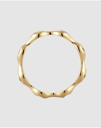 Elli Jewelry - Ring Tanzanite Gemstone Statement 925 Sterling Silver Vermeil