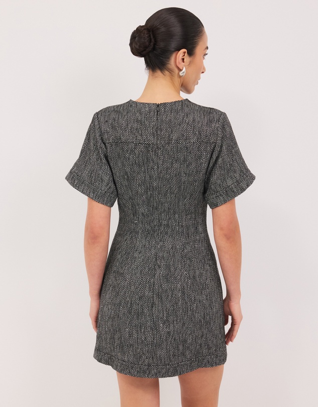 Calli - Henderson Tweed Mini Dress