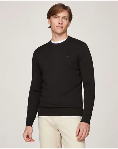Tommy Hilfiger - Crew Neck Flag Embroidery Jumper