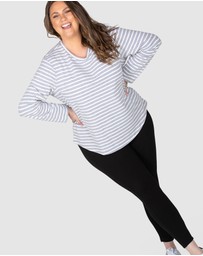 Love Your Wardrobe - Torquay Stripe Long Sleeve Tee