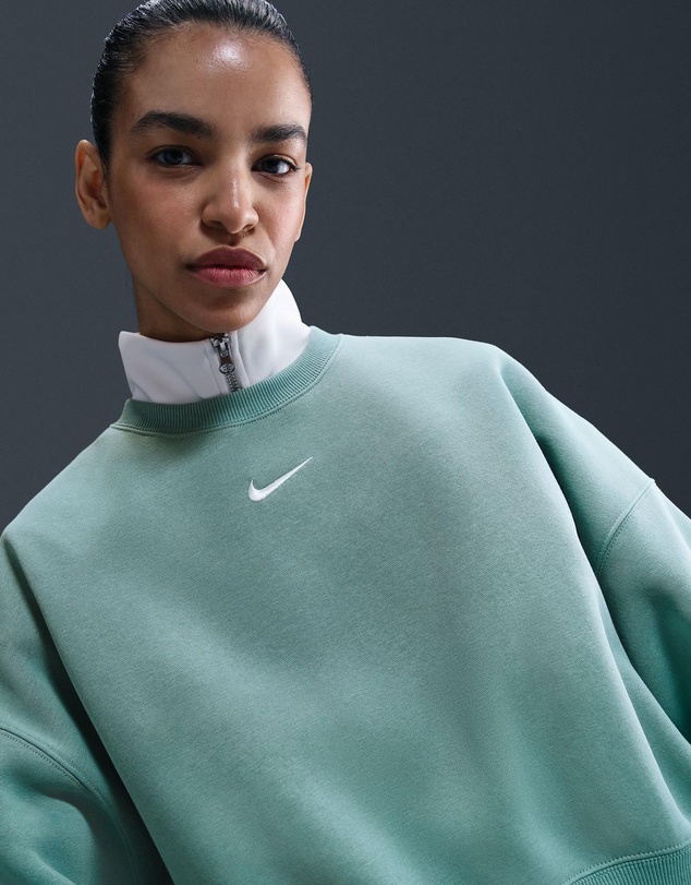 Nike - Sportswear Phoenix Fleece Over-Oversized Crew-Neck Sweatshirt