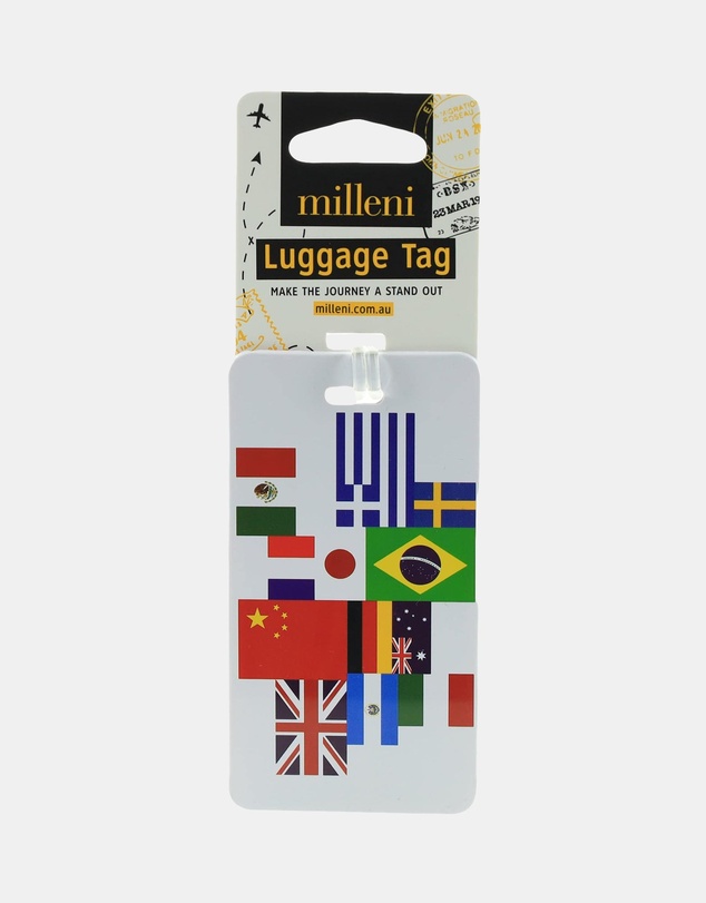 Milleni - Milleni Travel Flags Luggage Tag
