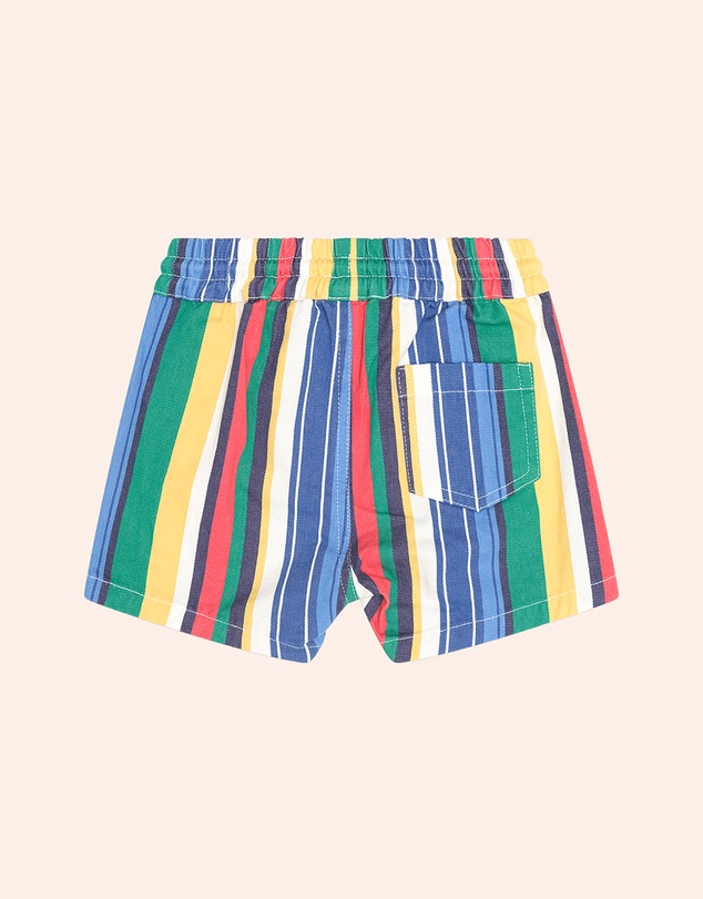 Huxbaby - Variegated Stripe Drawcord Shorts - Babies-Teens
