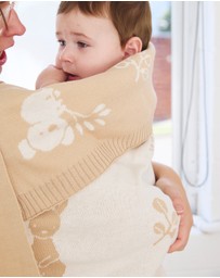 Living Textiles - Pram Knitted Blanket - Australiana
