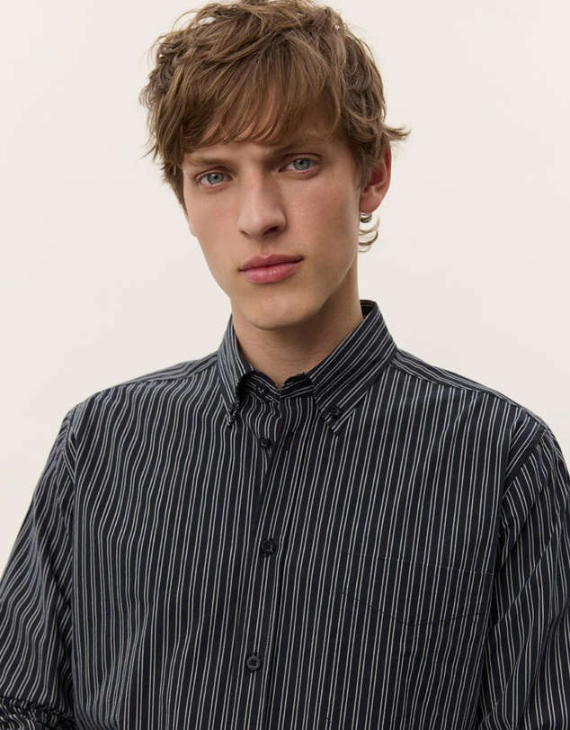Les Deux - Kent Stripe Poplin Shirt