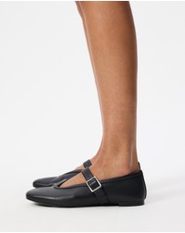 Atmos&Here - Riley Leather Ballet Flats