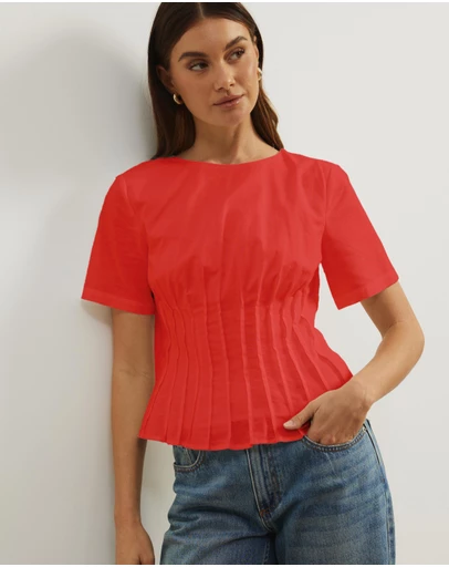 Atmos&Here - Maya Pin Tuck Top