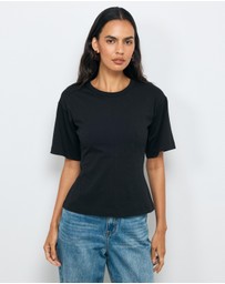 AERE - Cinched Waist T-Shirt