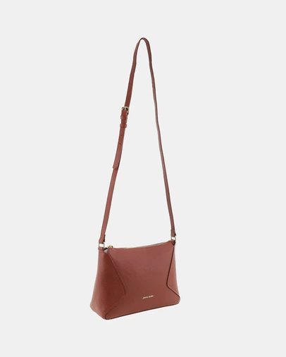 Pierre Cardin - Pierre Cardin Genuine Leather Soft Pebbled Crossbody Bag