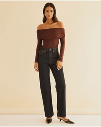 Atmos&Here - Off Shoulder Bamboo Top