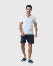 Coast Clothing - V Neck Essential Tee in White