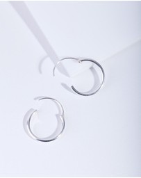 Lovisa - Sterling Silver 12mm Hoop Earrings