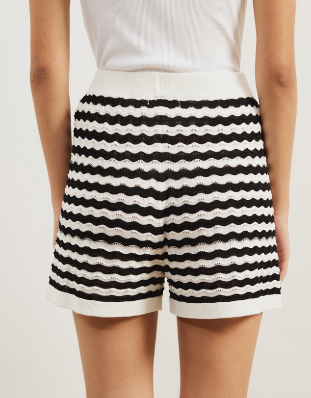 Atmos&Here - Bree Stripe Knit Shorts