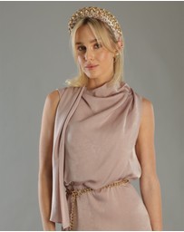 Morgan & Taylor - Zelda Headband in Gold