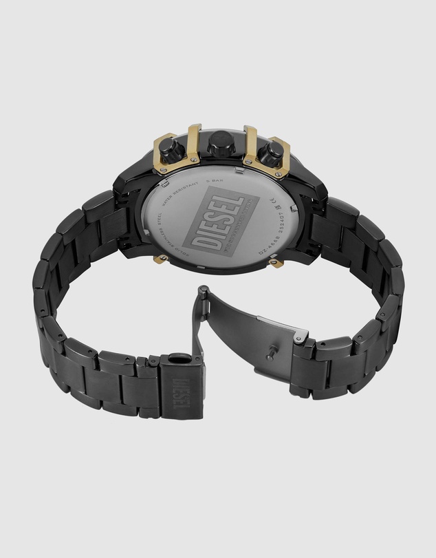 Diesel - Griffed Gun-Metal Chronograph Watch