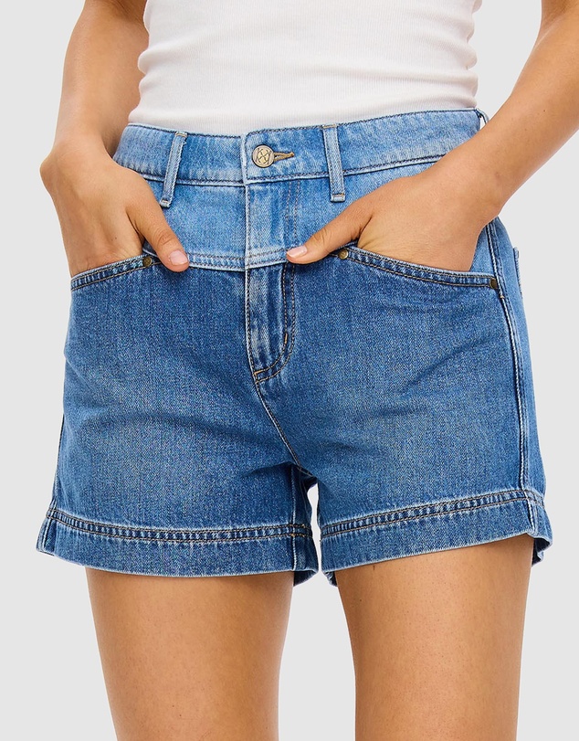 KIVARI - Coralie Denim Shorts
