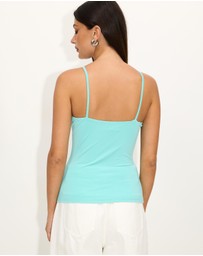 Dazie - Leni Cut Out Halter Top