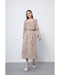 Glamorous - Vintage court-inspired contrasting tweed jacket