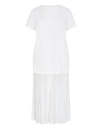 City Chic - Aura Lace Hem Dress