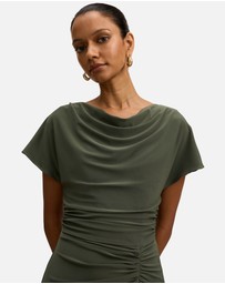 Forever New Petite - Tahnee Petite Grown On Sleeves Maxi Dress