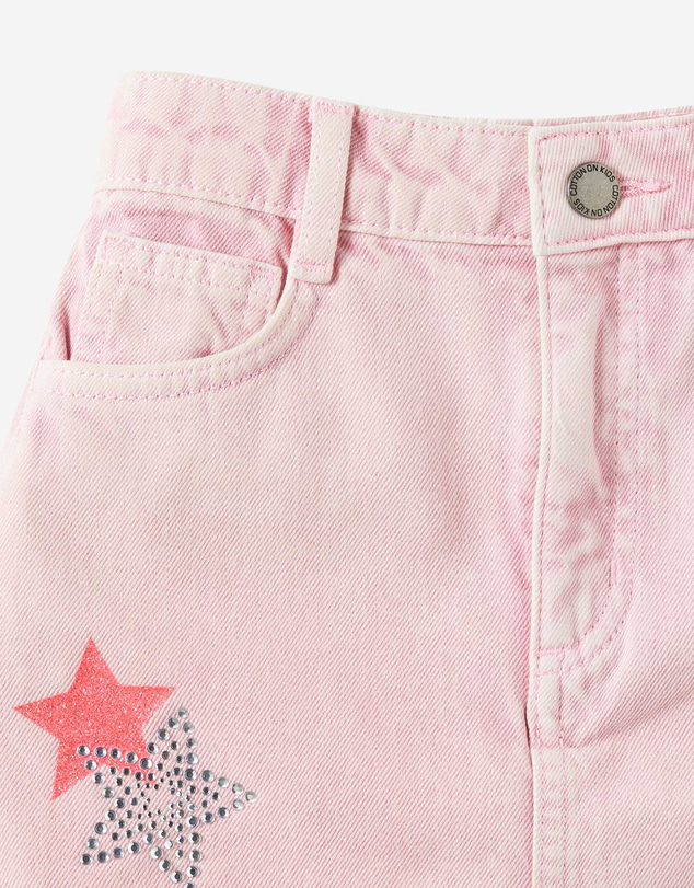 Cotton On Kids - Alayna Aline Denim Skort