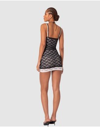EDIKTED - Vivian Layered Lace Mini Dress
