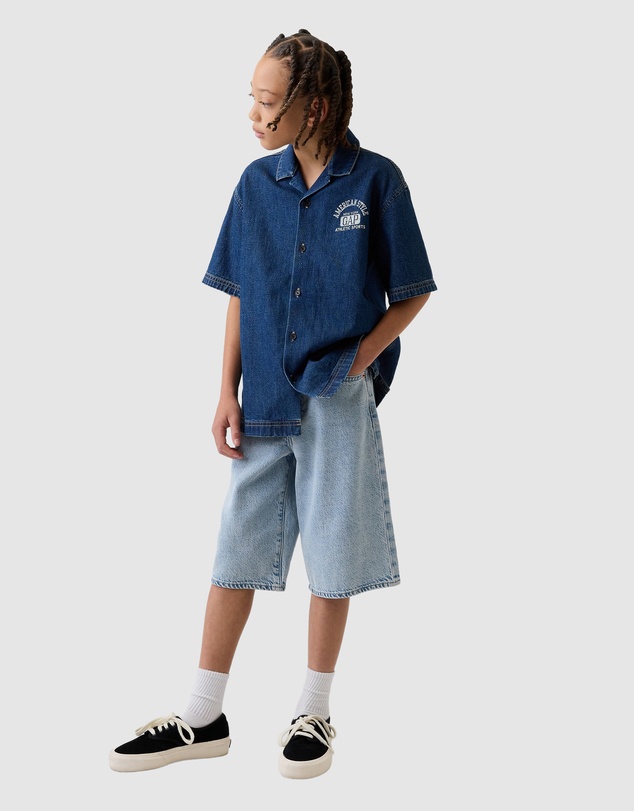 GAP - Baggy Denim Shorts - Kids-Teens