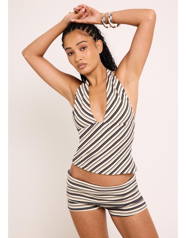 Insight - Danni Stripe Halter Top