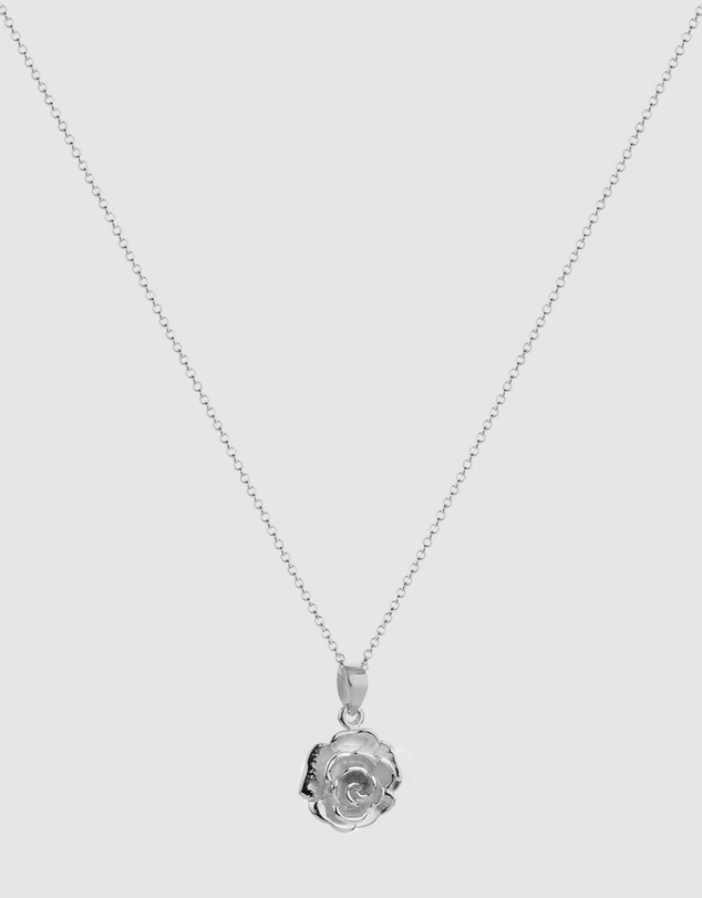 Elli Jewelry - Necklace with Pendant Rose 925 Sterling Silver