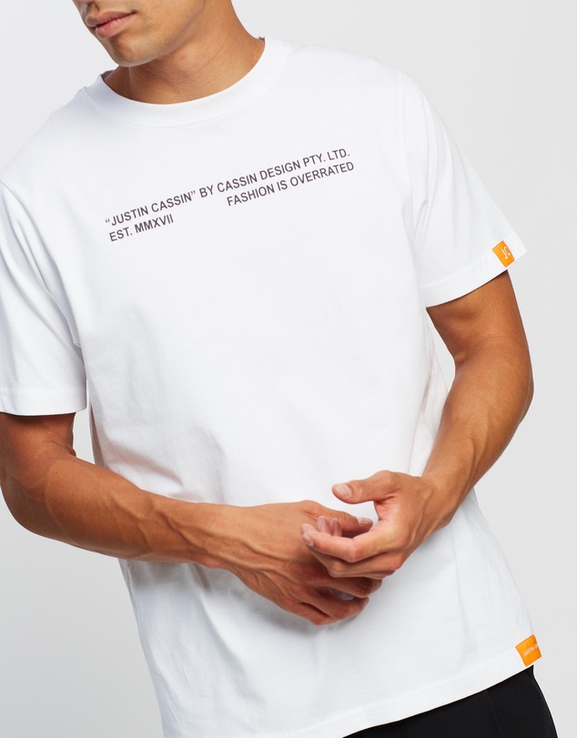 Justin Cassin - Fashion Overrated Statement T-Shirt