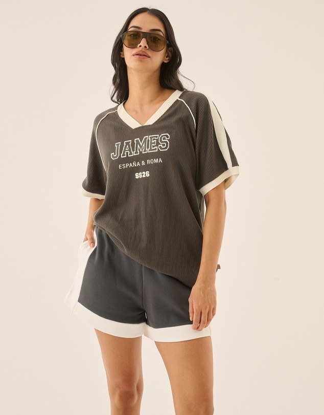 Araminta James - James College Waffle Tee
