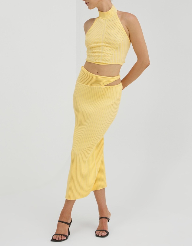 SOVERE - Intwine Knit Skirt