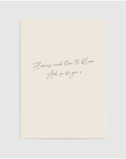 Olive et Oriel - Time to Bloom Art Print