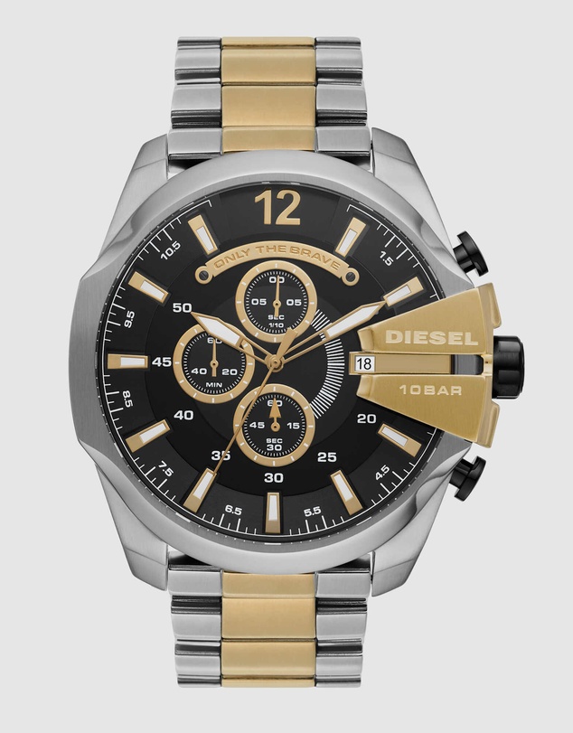 Diesel - Mega Chief Two Tone Chronograph Watch