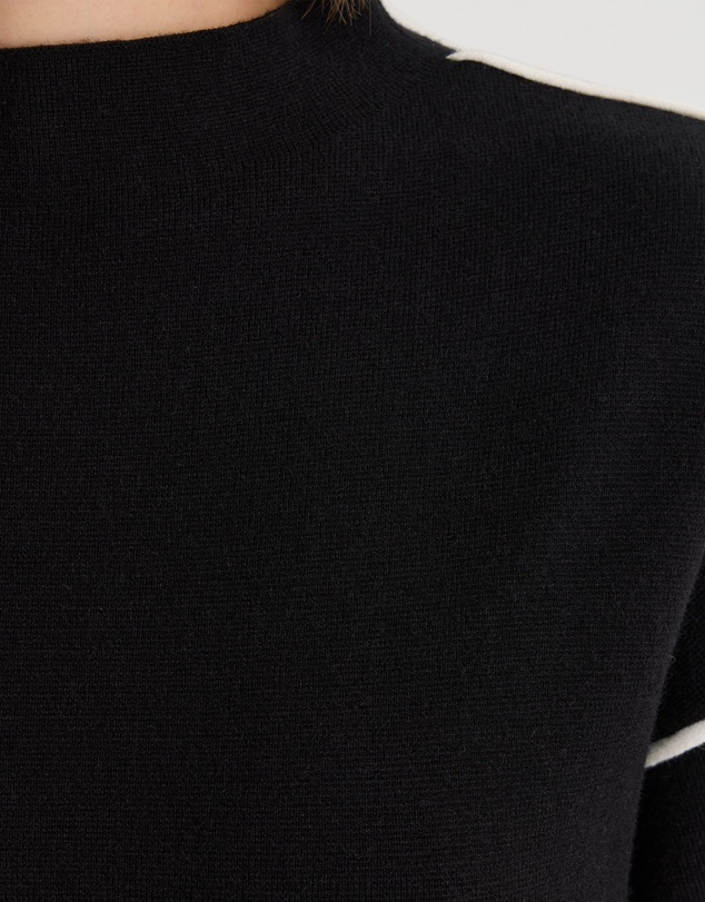 Oxford - Lisa Knitted Contrast Trim Dress