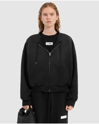 MM6 Maison Margiela - Zip-Up Hooded Sweat Jacket