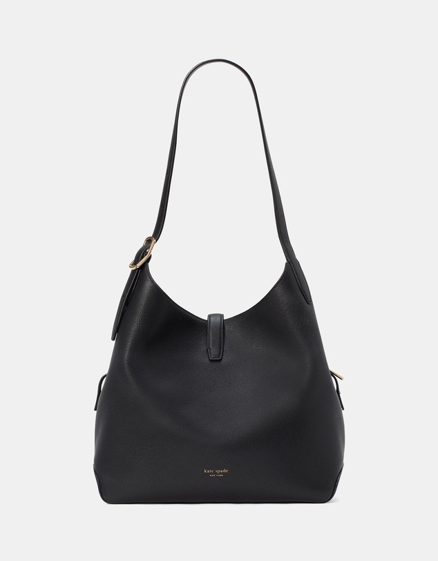 Kate Spade - Deco Pebbled Leather Large Shoulder Bag
