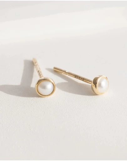 Luna Rae - Solid Gold - Hilo Studs