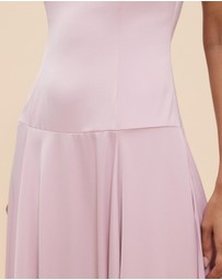 CHANCERY - Serena Drop Waist Square Neck Maxi Dress