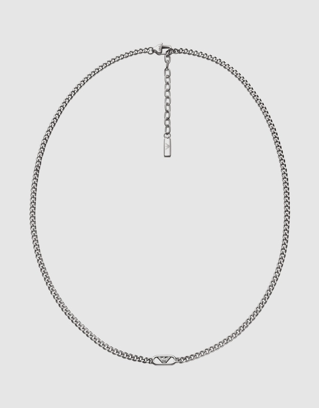 Emporio Armani - Emporio Armani Silver-Tone Necklace