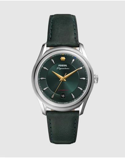 Fossil - Signature CS-1 Green Analogue Watch