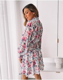 Esther & Co - Neary Dress - Violet Floral