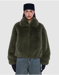 ENA PELLY - Daphne Faux Fur Bomber