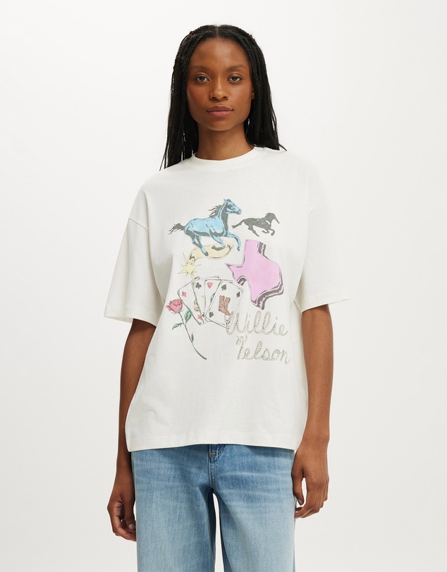 Cotton On - The Lcn Music Boxy Graphic Tee