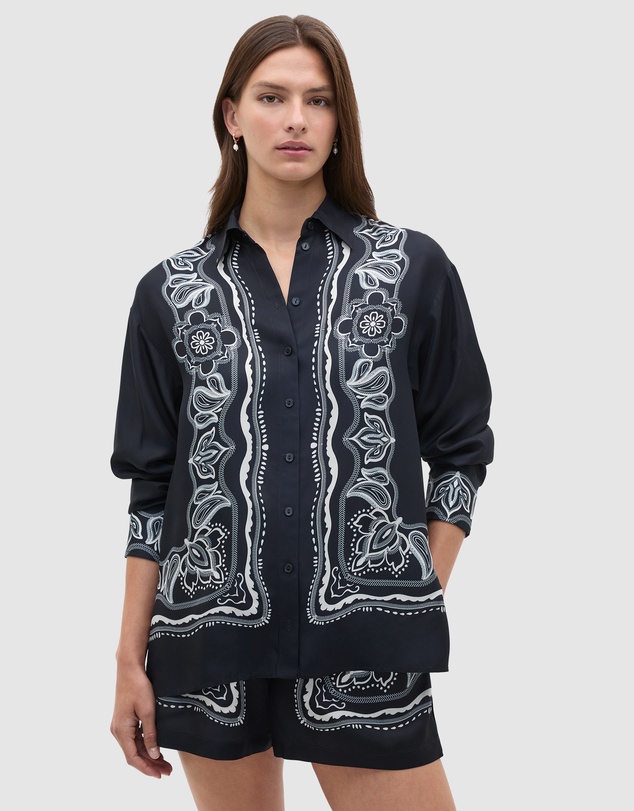 Seed Heritage - Scarf Print Shirt