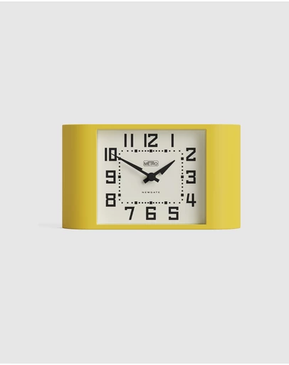 Newgate - Newgate Mini Metro Mantel Clock-Yellow