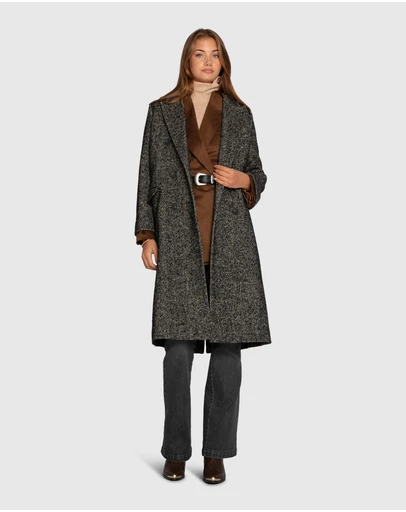 Belle & Bloom - Wherever I Go Tweed Coat