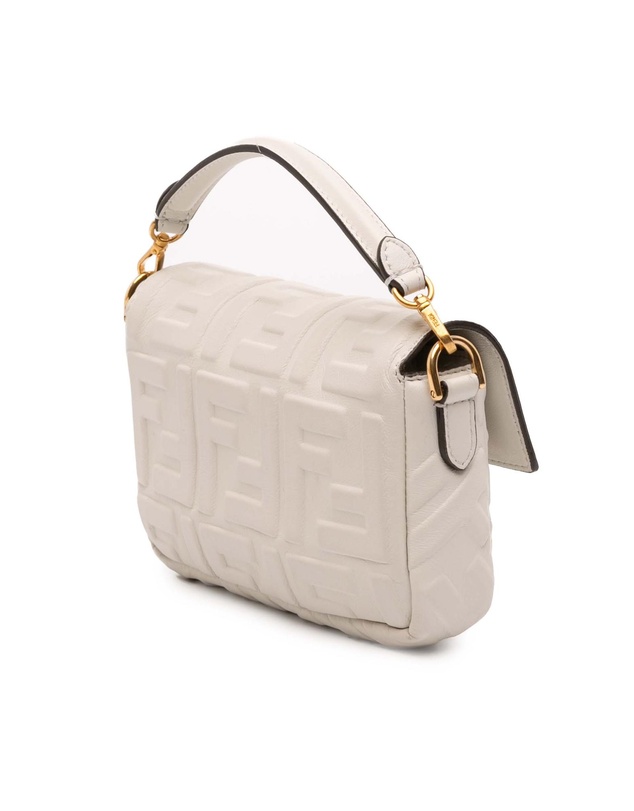 Pre-Loved by Azura Reborn - Pre-Loved Mini Zucca Embossed Leather Baguette Satchel