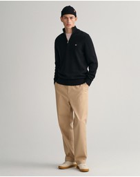 Gant - Casual Cotton Half-Zip Knit